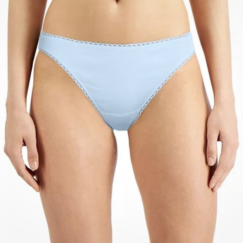 NWT Charter Club Bikini Panty Size XL in Light Blue
